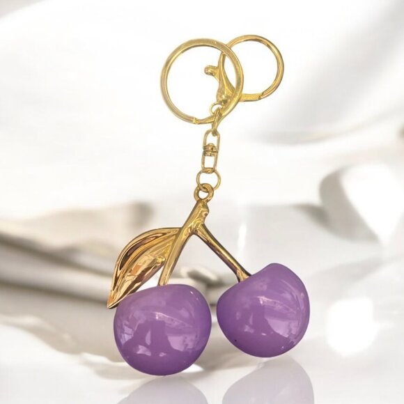 Sparkly Cherry Bag Charm - NWT - Picture 3 of 8